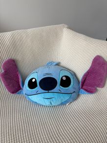 Stitch Head Shaped Cushion | Toy - 48 X 32cm - Blue