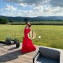 Red maxi dress Image 5