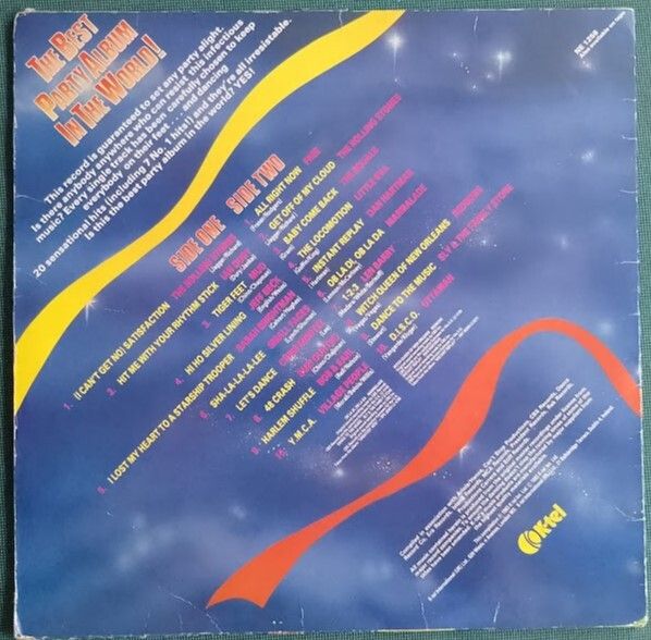 Various - The Best Party Album In The World! Vinyl LP (1983) UK Compilation Rolling Stones, Free, Jeff Beck Etc EX+