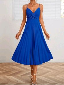 Royal blue dress