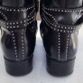 LK BENNETT black Hi-shine studded ankle boots Sz 40 (Fit 7UK)  - Rrp 229 (New) Image 9