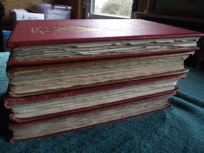 4 Volumes - "Pilgrimages to Old Homes" by Fletcher Moss - 1903 - 1906 - 1908 - 1920