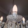 Vintage crystal 6 light chandelier Image 9