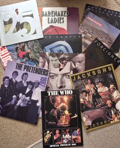 Rock Tour programmes bundle x 11 (1980 - 1990)