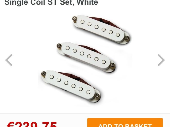 Bare Knuckle Boot Camp Old Guard Single Coil Set pickups White Stratocaster electric guitar parts accessories charvel fender esp Ibanez Jackson
