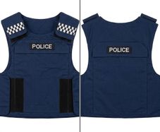 Police SWAT Style Airsoft Vest Blue