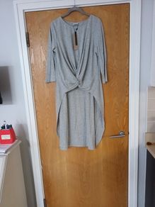 Noisy May  Light Grey Long Top.  S. XL 16.  B.N.W.T
