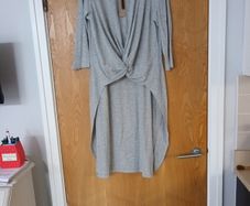 Noisy May  Light Grey Long Top.  S. XL 16.  B.N.W.T