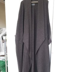 Oska Charcoal Brown Long Coat S18