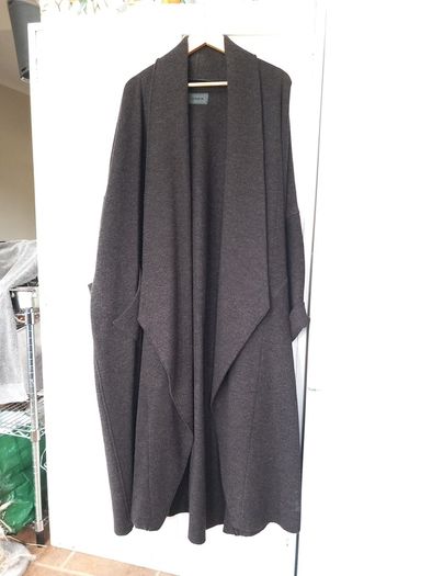 Oska Charcoal Brown Long Coat S18