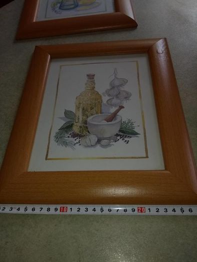 Lovely set of 2  picture still life.