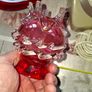 Beautiful Cranberry Glass Vase in Good Condition no chips or cracks Postage Available, Image 3