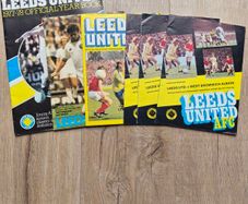 Leeds United Old Football Programmes