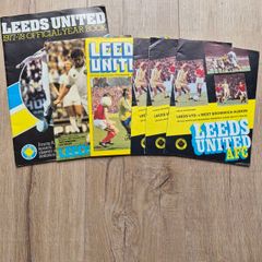 Leeds United Old Football Programmes