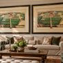 Pair of Very Large Reproduction Prints (4ft 6in x 3ft 9in) - Madingley Hall, Cambridge after Kip & Knyff (1707) Image 2