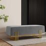 Aurora Modern Cream-Gold Extended Bench 100x35cm Image 6
