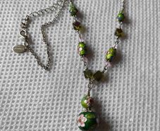 Chomel cloisonne necklace