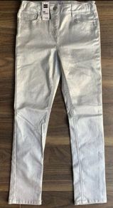 BRAND NEW Girls Silver Jeans: 10yrs