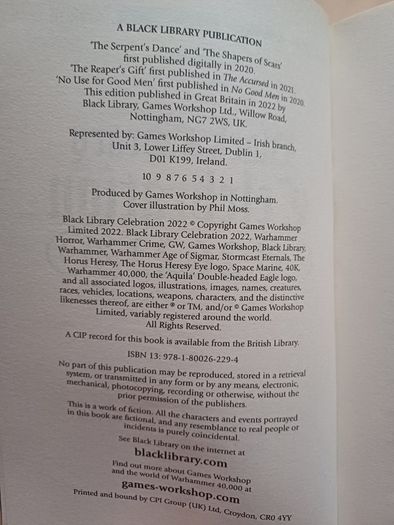 Black Library Celebration (Warhammer Games Workshop Fantasy Paperback 2022)