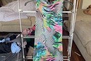mini dress multicolour xs