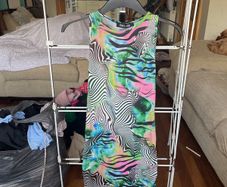 mini dress multicolour xs