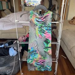 mini dress multicolour xs