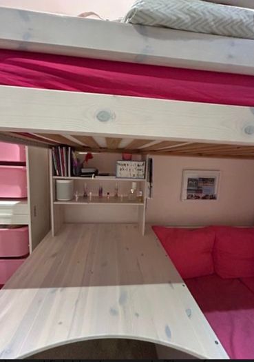 Bunk bed with sofa pull out bed