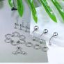 60Pcs Professional Piercing Kit 316L Stainless Steel Nose Ring Horseshoe Lip Tongue Eyebrow Rook Septum Tragus Cartilage Body Piercing Ear Navel Rings Barbells (FREE POSTAGE) Image 5
