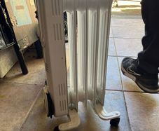 Two electric heaters