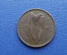 Irish Free State. 1928 Farthing.  Good condition!