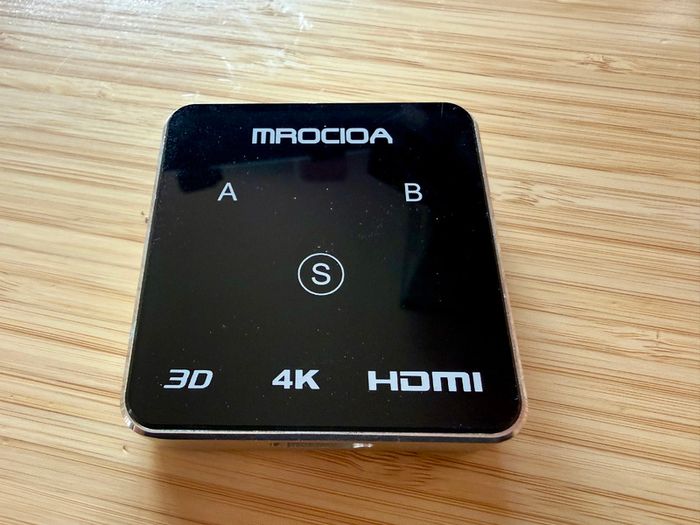 Mrocioa 4K HDMI Switch, 2-Port (A/B)