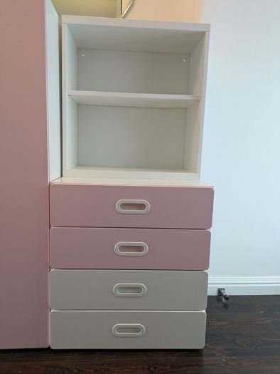 Ikea wardrobe (pink)
