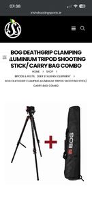 Bog deathgrip clamp tripod