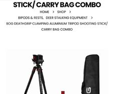 Bog deathgrip clamp tripod