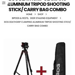 Bog deathgrip clamp tripod
