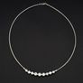 925 Sterling Silver Cubic Zirconia Choker Necklace Image 10