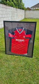 signed rangers shirt