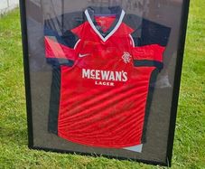 signed rangers shirt
