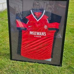signed rangers shirt