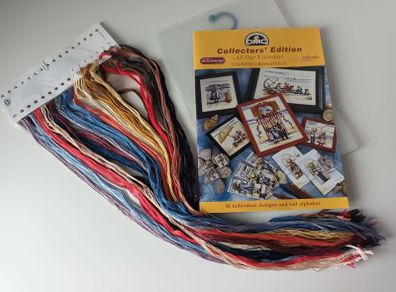 Cross Stitch Pack - All Our Yesterdays - Chart Book and DMC Threads