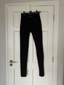 Pretty Little Thing black jeans, size UK 6
