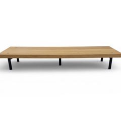 Retro oak plinth/ media stand