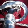 Siver Plated Triple Candel Holder Image 5