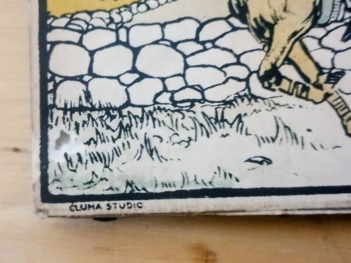 Rzadka rycina Cluna Studio Dublin nr 19 "The Point-to-Point" - M. O'Keefe (ok. 1925-1940)