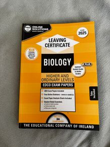 Biology higher level and ordinary level edco exam papers 2026