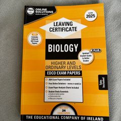 Biology higher level and ordinary level edco exam papers 2026