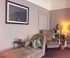 Velvet chaise longue - good condition