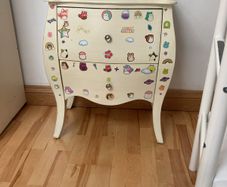 girls bedside table
