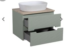 Brand new wall hung vanity 60cm with a counter top basin