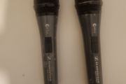 2 Sennheiser microphones for sale